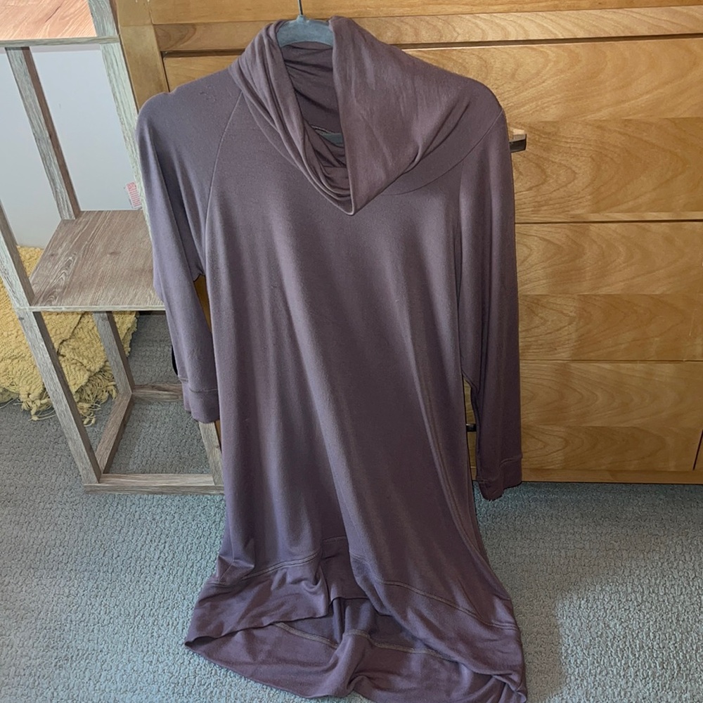 Mauve sweater dress
